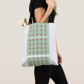 Rosa Bäume Muster-Tasche Tasche (Von Nahem)