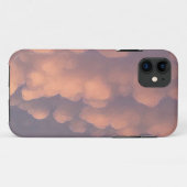 Rosa Baumwollwoll-Wolken Case-Mate iPhone Hülle (Rückseite (Horizontal))