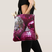 Rosa Bausteine auf der ganzen Tasche (Von Nahem)