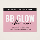 rosa BB glänzende Gesichtshaut nach der Pflegeinst (Vorderseite)