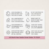 rosa BB glänzende Gesichtshaut nach der Pflegeinst (Rückseite)