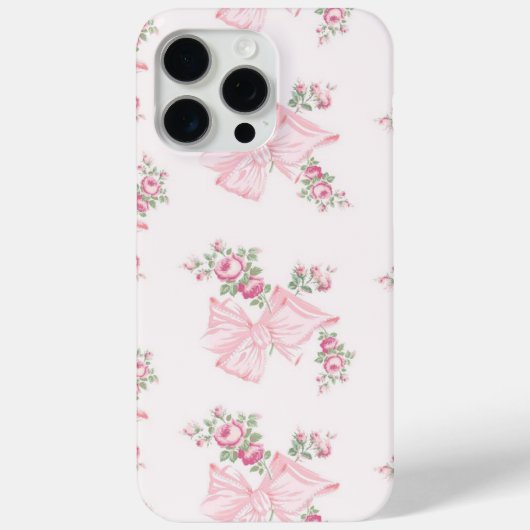 Rosa Beaux Pink iPhone Case (Rückseite)