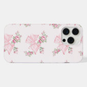 Rosa Beaux Pink iPhone Case Hülle (Rückseite (Horizontal))