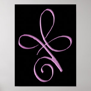 Rosa bedingungslose Liebe Poster