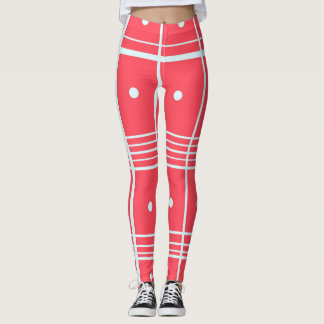 Rosa bedruckte Leggings
