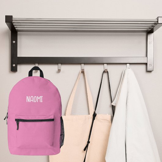 Rosa Bedruckter Rucksack