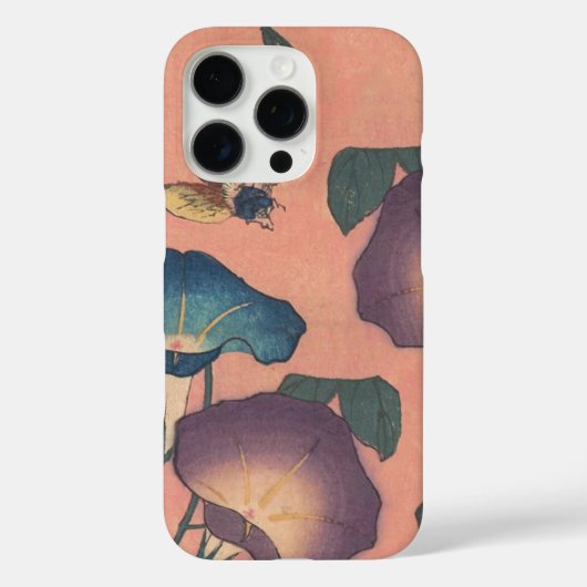 Rosa Bee Blume Classic Hokusai Art Case-Mate iPhone Hülle (Rückseite)