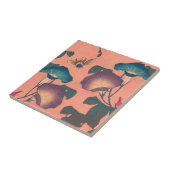 Rosa Bee Blume Classic Hokusai Art Fliese (Seite)