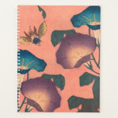 Rosa Bee Blume Classic Hokusai Art Planer (Vorderseite)