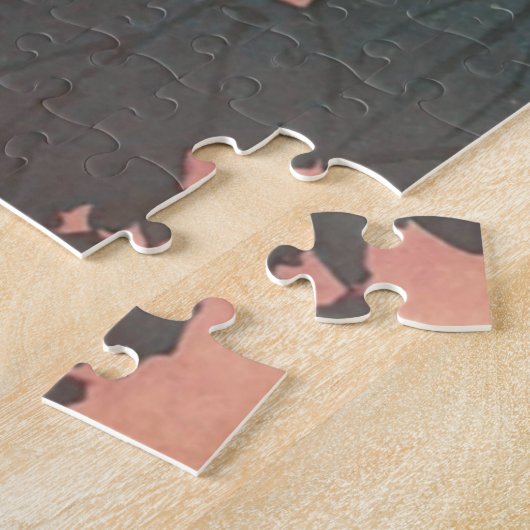 Rosa Bee Blume Classic Hokusai Art Puzzle (Seite)