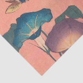 Rosa Bee Blume Classic Hokusai Art Seidenpapier (Ausschnitt)