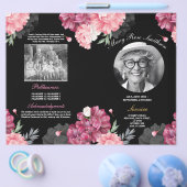 Rosa Beerdigungsorden des Lebenslebens Dunkle Blüt Flyer (Einzeln)