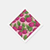 rosa Beere Serviette (Ecke)