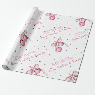 Rosa Beeren Weibliche Unternehmen Geschenkpapier