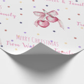 Rosa Beeren Weibliche Unternehmen Geschenkpapier (Ecke)