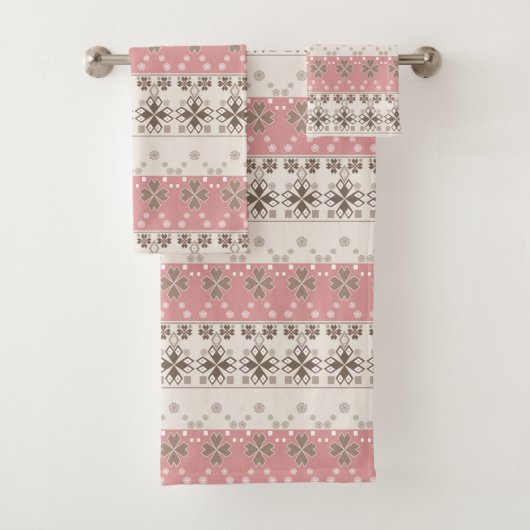 Rosa-beige Einrichtung Badhandtuch Set (Insitu)