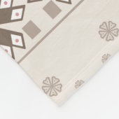 Rosa-beige Einrichtung Fleecedecke (Ecke)