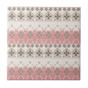 Rosa-beige Einrichtung Fliese