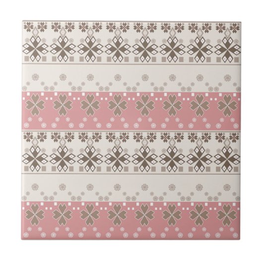 Rosa-beige Einrichtung Fliese (Vorderseite)