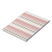 Rosa-beige Einrichtung Notizblock (Rotiert)