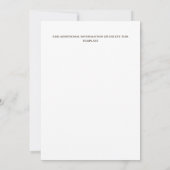 Rosa Beige rustikale Blumenkränze Foto boho beige Save The Date (Rückseite)