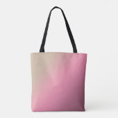 Rosa, beige, sanfte Farbtöne rot Tasche (Rückseite)