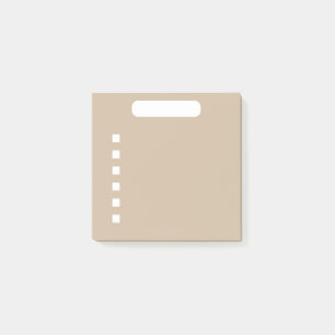 Rosa Beige To-Do-Liste Post-it Klebezettel