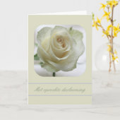 Rosa-Beileid Karte (Gelbe Blume)