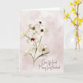 Rosa Beileid Karte (Gelbe Blume)