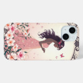 Rosa Belle Case-Mate iPhone Hülle (Rückseite (Horizontal))