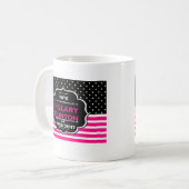 Rosa Bergklatsche Kaffeetasse (Vorderseite Links)