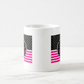 Rosa Bergklatsche Kaffeetasse (Mittel)