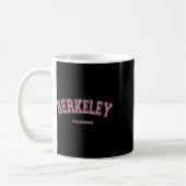 Rosa Berkeley California Ca Universitätsstil Auf B Kaffeetasse (Links)