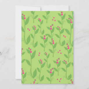 Rosa Berries auf grünen Blätter