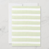 Rosa Berry erste Erdbeere Einladung (Rückseite)