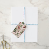 Rosa Berry Sweet über das Erdbeermuster Geschenkanhänger (Mit Garn)