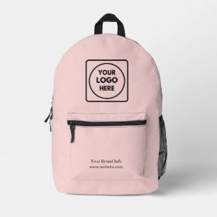 Rosa   Berufliches Firmenlogo Bedruckter Rucksack