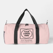 Rosa | Berufliches Firmenlogo Duffle Bag (Rückseite)