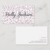 Rosa besprüht Visitenkarten Visitenkarte (Vorne/Hinten)