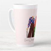 Rosa Best Dressed Zwilling Milchtasse (Linke Ecke)