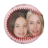 Rosa Best Mama Mother Day 2 Foto Baseball (Vorderseite Links)