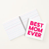 Rosa Best Mom Ever Notizblock (Innenseite)