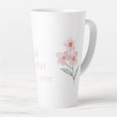 Rosa Beste Mutter überhaupt - Latte-Tasse, Muttert Milchtasse (Rechte Ecke)