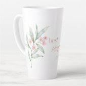 Rosa Beste Mutter überhaupt - Latte-Tasse, Muttert Milchtasse (Linke Ecke)