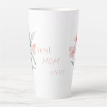 Rosa Beste Mutter überhaupt - Latte-Tasse, Muttert