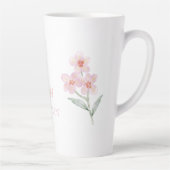 Rosa Beste Mutter überhaupt - Latte-Tasse, Muttert Milchtasse (Rechts)