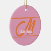 Rosa Bester Golfplatz Keramik Ornament (Rechts)