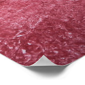 Rosa Betonhintergrund Poster (Ecke)