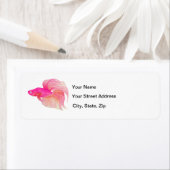 Rosa Betta Fish Aquarell (Insitu)