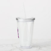 Rosa Bettfische Acryltrinkbecher (Links)